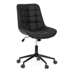 Pracovní židle, výškově nastavitelná, černá látka, KA-V3120 BK3