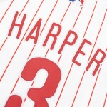 Nike Dětský dres Philadelphia Phillies MLB Bryce Harper #3 Replica Pinstripe (YOUTH)