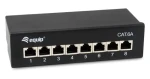 Equip 326621 černá / Patch panel / Cat6a / 8 portů / 10 Gbit/s / stíněný (326621)
