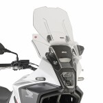 Af1203B plexi čiré Honda NX 500 (24-25), nastavitelné v rozsahu vxš - 415-535x450 mm