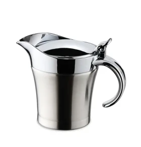 Weis Termo nálevka na omáčku nerez a chrom 500 ml / Nálevka na omáčku / dvojitá stěna / nerezová ocel (15850)