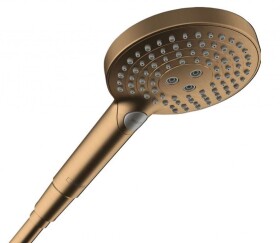 HANSGROHE - Raindance Select S Sprchová hlavice, 3 proudy, EcoSmart, kartáčovaný bronz 26515140
