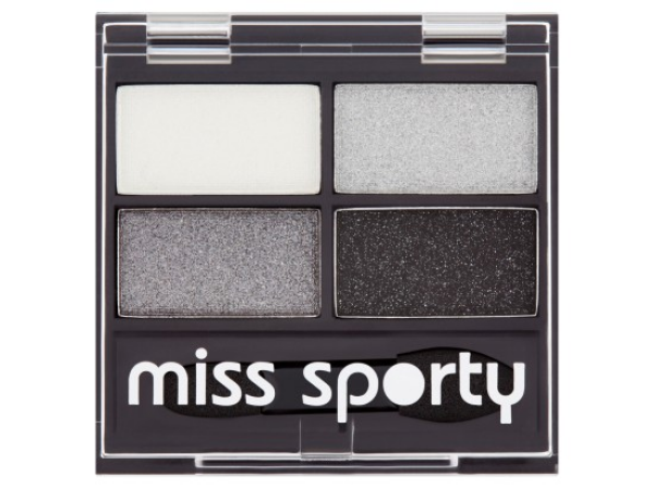 Miss Sporty Studio Colour Quattro eye shadow 404 real smoky / smoky black