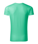 Slim Fit V-neck tričko pánské mátová 3XL