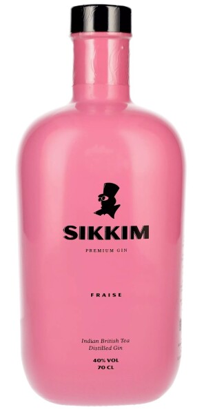 Sikkim FRAISE Gin 40% 0,7 l (holá lahev)