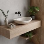 REA - Umyvadlo na desku Leona 46x37 REA-U3609