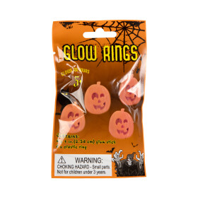 Svítící prstýnky Dýně 4 ks - Albi