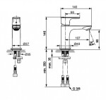 IDEAL STANDARD - Connect Air Umyvadlová baterie Slim, chrom A7010AA