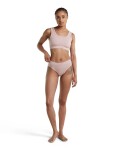 Dámské merino kalhotky ICEBREAKER Wmns Merino Rib Lotus Hipster, Pink Quartz velikost: L