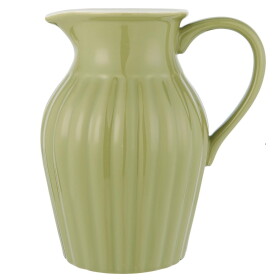 IB LAURSEN Džbán Mynte Herbal Green 1,7 l, zelená barva, keramika