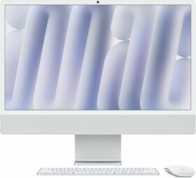 Apple iMac 24 M4 (2024) stříbrná (sklo s nanotexturou) / 24" 4.5K / Apple M4 / 16GB / 256GB SSD / Apple 10-Core / macOS (MD3H4CZ/A)