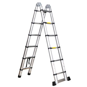 LEVIOR 48415 Žebřík teleskopický, skládací, 380cm