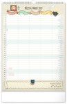 Nástěnný kalendář 2027 Notique Rodinný plánovací Harry Potter XL, 33 x 46 cm