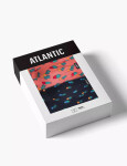 Boxerky Atlantic 2MHH-005 A'2 S-2XL tmavě modrá-korálová XXL