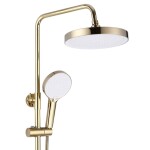 REA - Sprchový set s baterií 150mm BLOOM zlatá/bílá REA-P9529