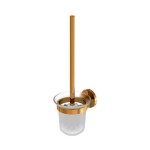 STEINBERG - 660 WC štětka nástěnná s držákem, matné sklo/růžové zlato 660 2911 RG