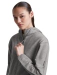 ICEBREAKER Wmns Merino 360 Realfleece Elemental LS Zip Hood, Metro Heather (vzorek) velikost: S