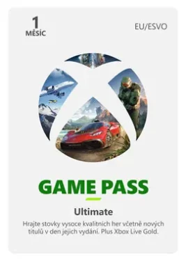 Microsoft Xbox Game Pass Ultimate / přístup na 1 měsíc / fyzická licence (QHW-00008.promo)