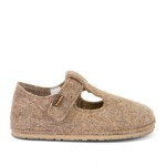 Dětské barefoot bačkory FLEXY WOOLY Beige Froddo G1700378-4 - béžová - 24