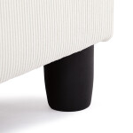 TV a relaxační křeslo, manuální polohování push back, potah manšestrová béžová látka