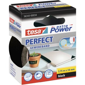 Tesa PERFECT 56343-00034-03 páska se skelným vláknem tesa® Extra Power černá (d x š x v) 2.75 m x 38 mm x 2.75 m 1 ks