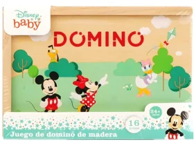 Domino Mickey Mouse v dřevěné krabičce