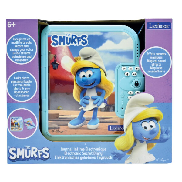 Lexibook elektronický tajný deník Šmoulové - Alltoys Lexibook