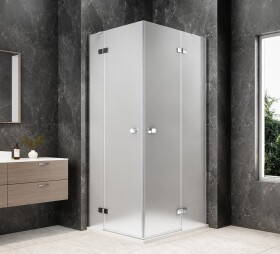 POLYSAN - GLOBE CHROME obdélníkový sprchový kout 1000x900, rohový vstup, matné sklo GB5090MC