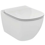 GEBERIT - Duofix Modul pro závěsné WC s tlačítkem Sigma30, lesklý chrom/chrom mat + Ideal Standard Tesi - WC a sedátko, Aquablade, SoftClose 111.300.00.5 NU6