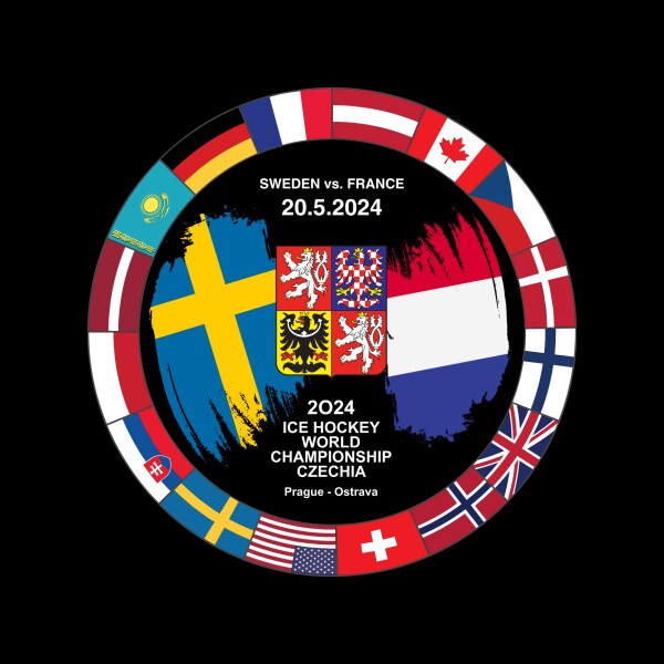 Puk Ice Hockey World Championship Czechia MS 2024 Dueling 20.5.2024 Sweden vs. France