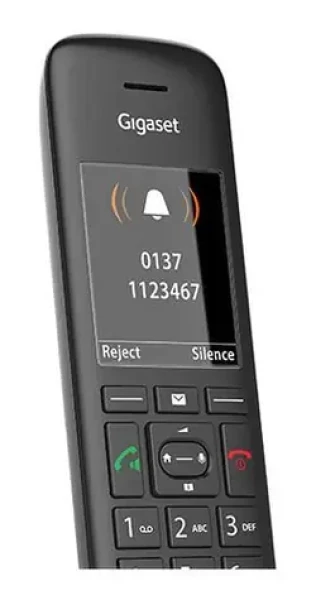 Gigaset C570HX černá / Přídavné sluchátko s nabíječkou / DECT telefon / Handsfree / TFT displej (S30852-H2861-R101)