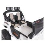 Mamido Elektrické autíčko Extreme Sport 4x4 s proměnlivou velikostí bílé