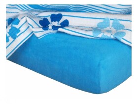 Froté prostěradlo denim
