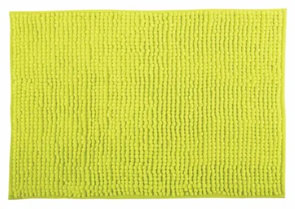 MSV CHENILLE koupelnová předložka 40 x 60 cm limetková / mikrovlákno / protiskluzová