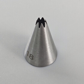 Cake star trezírovací špička č.18