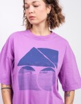 Tričko Patagonia W's Oversized Driftways Organic T-Shirt Brisk Purple