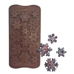 Dortisimo Silikonová forma na čokoládu Sněhové vločky