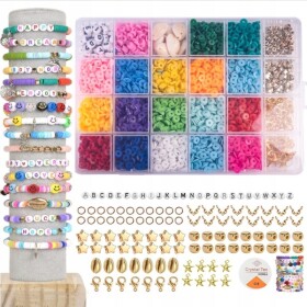 Kruzzel Kreativní sada na výrobu náramků, barevne korálky 4200 ks