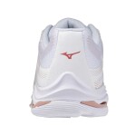 Mizuno Wave Lightning Pro W White/Rose Elegance/Lava Falls - Volejbalová obuv Mizuno WAVE LIGHTNING PRO V1GC266073 Velikost obuvi v EU: 40,5