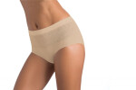 Kalhotky s vyšším pasem bezešvé Culotte Setificato Light Intimidea Barva: Tělová, Velikost L/XL