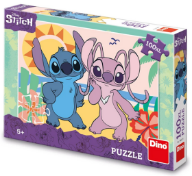Puzzle Stitch na pláži 100 Xl dílků