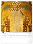 Nástěnný kalendář 2026 NOTIQUE - Gustav Klimt, 30 x 34 cm