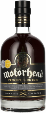 Motorhead Premium Dark Rum 40% 0,7 l (holá lahev)