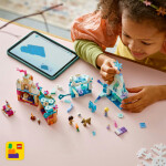 LEGO LEGO® │ Disney 43278 Miniaturní hrad Arendelle a Elsa a její ledový palác