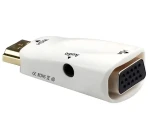 PremiumCord převodník HDMI na VGA + audio bílá / Redukce / HDMI - VGA (khcon-48)