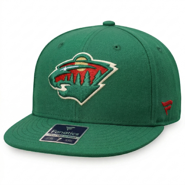 Fanatics Pánská kšiltovka Minnesota Wild NHL Core Fitted 7 Flex