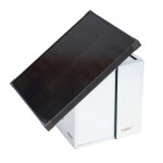 Premium sada solární ohradník - Kompletní bezpečnostní schránka + 3J RF chytrý zdroj, panel 40 W