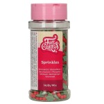 FunCakes Cukrové zdobení Holly Mix Cesmína 55g