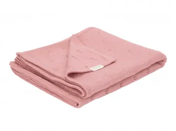 Little Dutch Deka pletená 70x100 cm Pure Pink Blush (TE13454009LD)