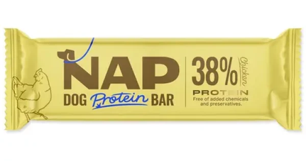 NAP Kuřecí proteinová tyčinka / Pamlsek pro psy / kuřecí srdce / 50 g (K64-970018)